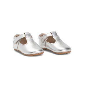 OLD SOLES Silver Leather Wos Prewalker Sneakers (Baby Toddler)